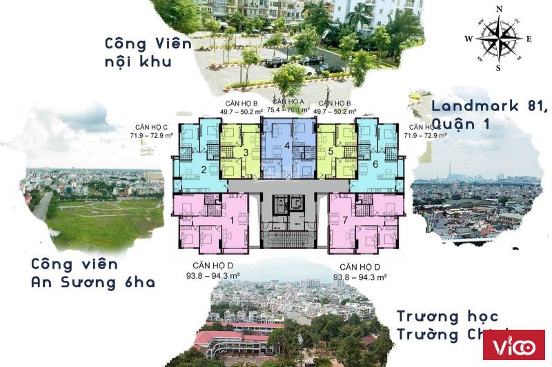 Nhận nhà ở liền trả trước chỉ 900tr ( 30% ) bank cho vay 70% nằm ngay chợ Cầu Gò Vấp