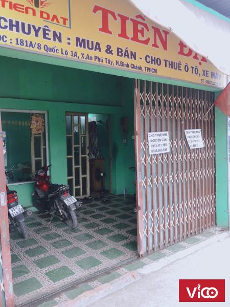Cần cho thuê nhà mặt tiền tại Quốc lộ 1A Xã An Phú Tây, Bình Chánh, giá tốt