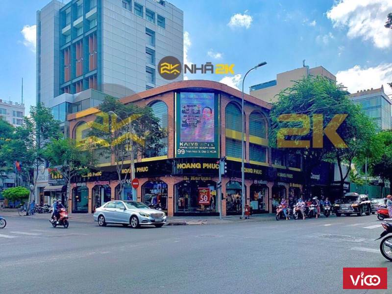 Cho thuê nhà GÓC 2MT số 128 đường Hai Bà Trưng, Phường Đa Kao, Quận 1, Hồ Chí Minh. Giá 35000