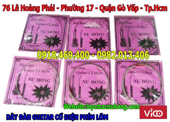 Điểm bán dây đàn guitar cổ điện phím lõm