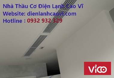 Lắp máy lạnh tại nhà ở Thuận An Máy lạnh Cao Vĩ