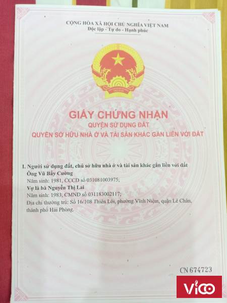 Chính chủ gửi bán lô đất 2 mặt đường máng nước, Vân Tra, An Đồng, An Dương , Hải Phòng.