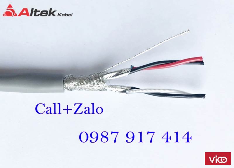 Cáp tín hiệu chống nhiễu 1Pair 20AWG (2x0.5mm2)