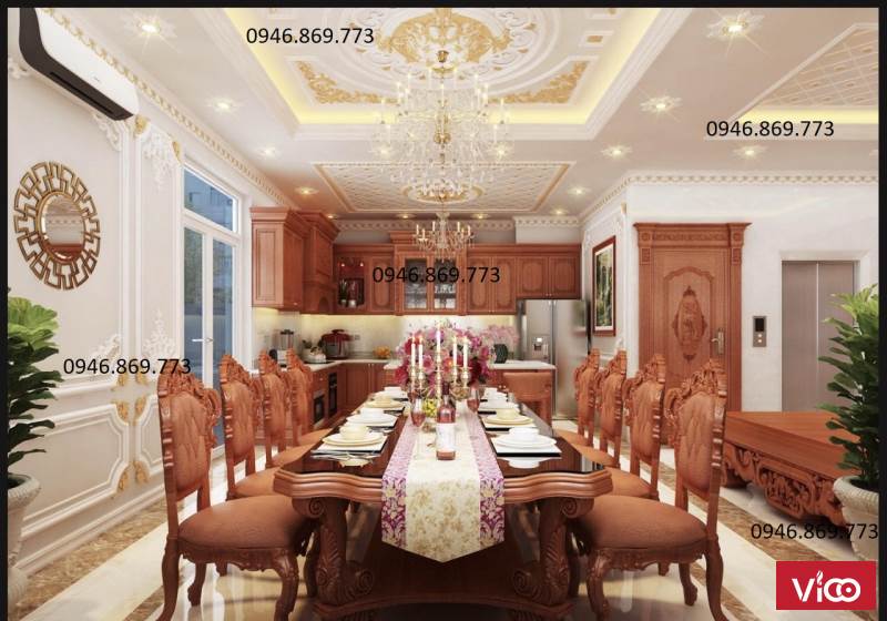 NỘI THẤT PHONG CÁCH CỔ ĐIỂN TÂN CỔ ĐIỂN SANG TRỌNG