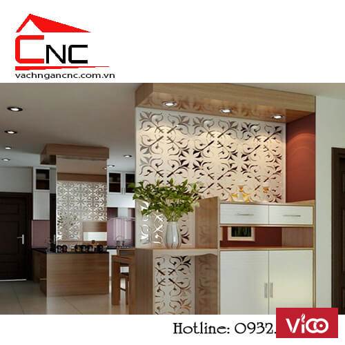 Tổng hợp các mẫu vách ngăn phòng bếp đẹp đơn giản hiện đại Quận 3