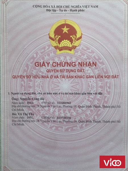 Chính chủ cần bán nhà bán 7/2 đường Hoà Mỹ, Đao Kao, Q1.