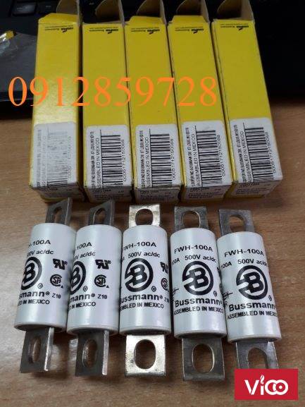 CẦU CHÌ BUSSMANN FWH100A, xuất xứ Mexico