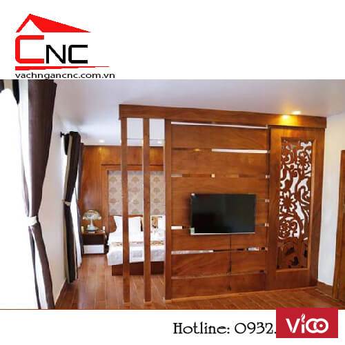 Mẫu vách ngăn phòng ngủ hiện đại đơn giản đẹp mắt Quận Tân Phú