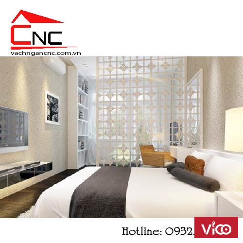 Mẫu vách ngăn phòng ngủ hiện đại đơn giản đẹp mắt Quận Tân Phú