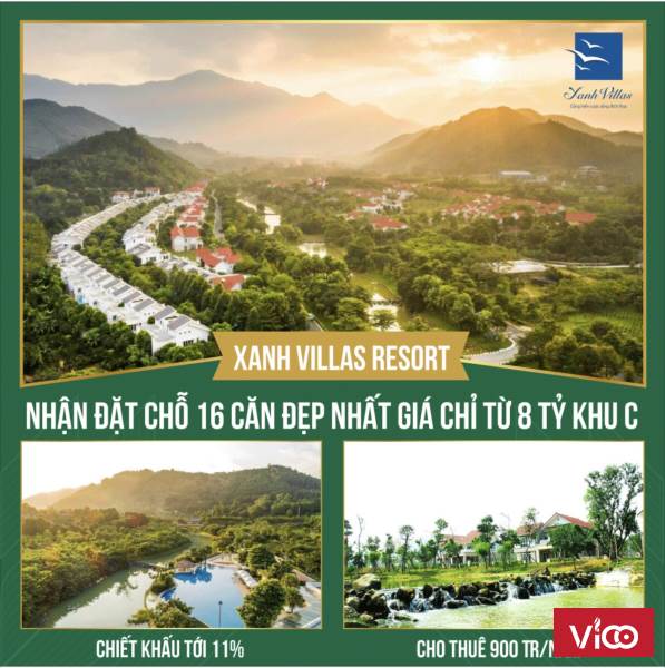 NHẬN ĐẶT CHỖ 16 CĂN ĐẸP NHẤT GIÁ CHỈ TỪ 8 TỶ KHU C XANH VILLAS Tiến Xuân Thạch Thất HN. LH