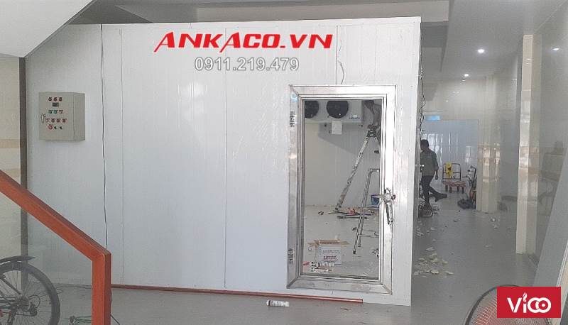 Thi công hoàn thiện kho lạnh bảo quản tôm tại Ba Tri