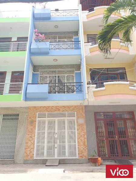 Nhà cho thuê (56m2) 2 lầu, ST, đường nội bộ KDC Cao Lỗ P4 Q8