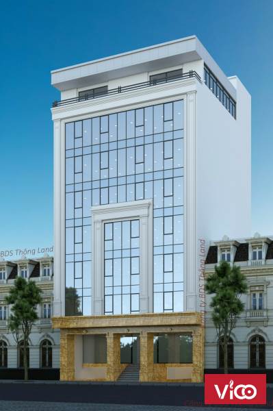 Cho Thuê Gấp Tòa Nhà VP 9 Tầng Mặt Phố Hoàng Quốc Việt.DT 300m2. Giá 23 000 USD