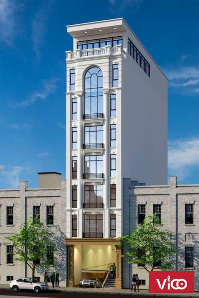 Cho Thuê Tòa Nhà 9 Tầng Mặt Phố Nguyễn Xiển, lô góc 2 mặt tiền. Giá 6000USD