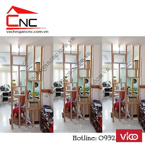 Lam gỗ trang trí phòng khách hiện đại giá rẻ Quận Bình Thạnh