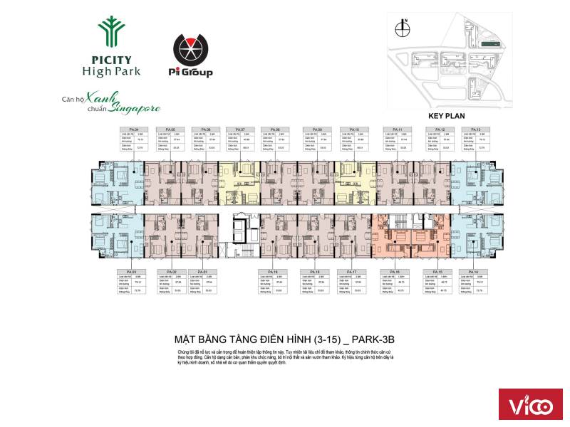 Picity quận 12, san lại căn view hồ bơi , 57m2, giá 2.016 tỷ đã bao gồm chênh lệch, thuế VAT