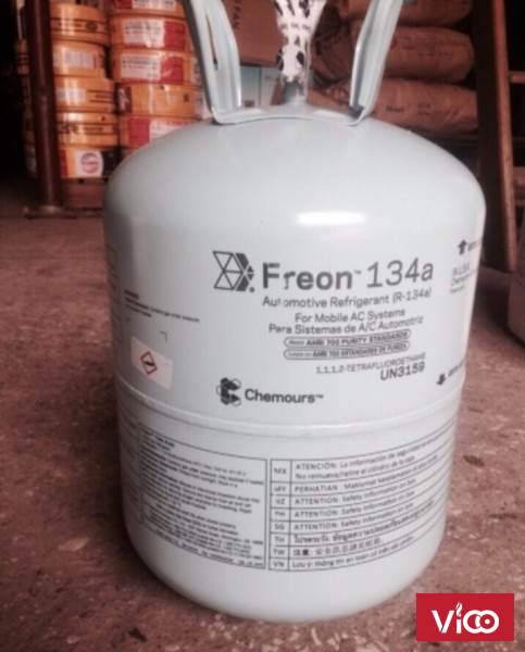 Gas R134A Chemours Freon13.6 kg/bình Mỹ