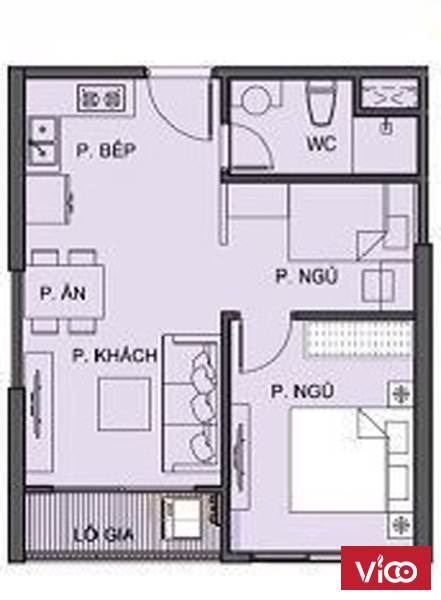 Chính chủ cần bán căn hộ chung cư Vinhomes Oceanpark, 43m2, 1 PN1