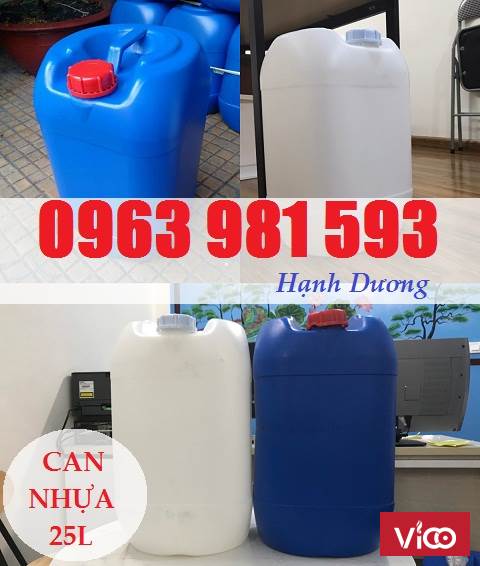 Can nhựa HDPE 25L