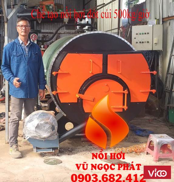 Lò hơi đốt củi qua sử dụng 0903.682.412