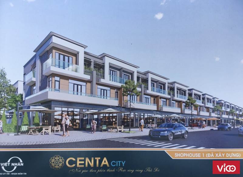 Bán shophouse 120m2 đường rộng 56m áp sát cao tốc Hà NộiBắc Ninh