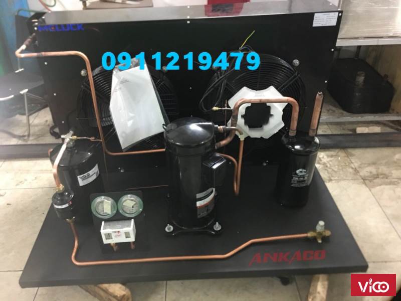 lên cụm máy nén copeland 5hp ZR61KCTFD tại AN KHANG