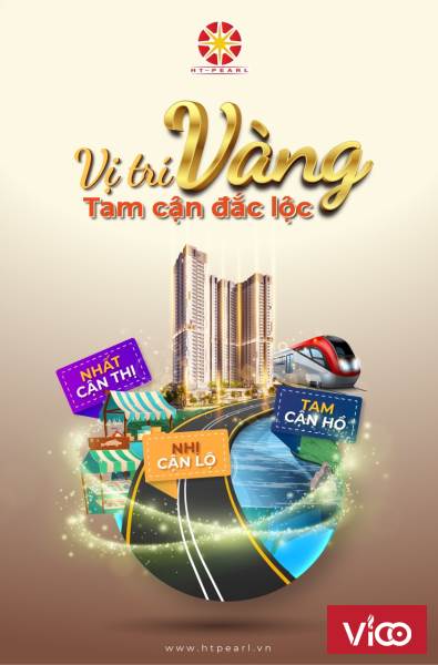 Căn Hộ Cao Cấp HT Pearl Ngay Cửa Ngõ Thủ Đức Chỉ Từ 33 Triệu/m2