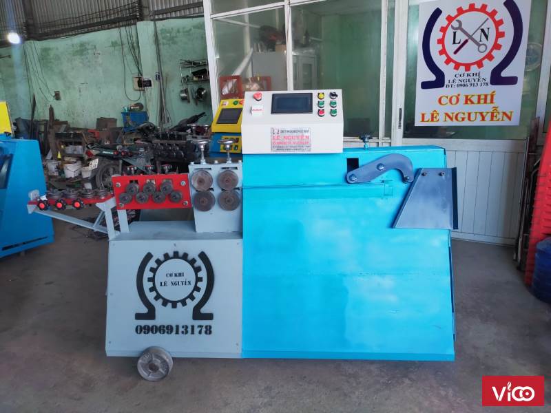 Giao máy bẻ đai sắt phi 10 tại Lâm Đồng của công ty Lê Nguyễn