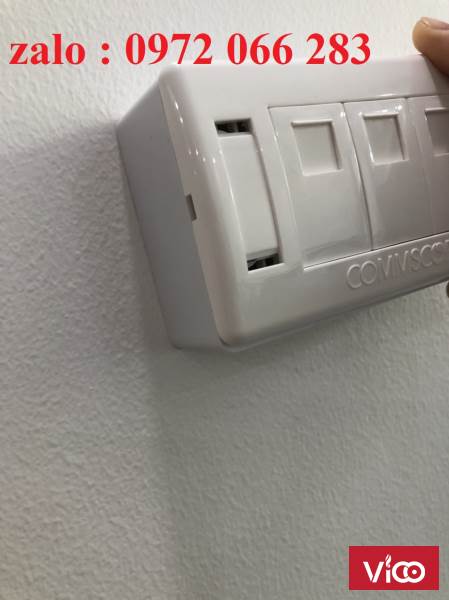 Mặt nạ hình chữ nhật 3 cổng, màu trắng mã 214270303