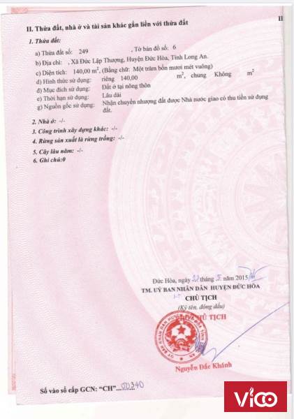 Gia đình tôi đang cần tiền muôn bán gấp lô đất ở Resco Đức Hòa 3