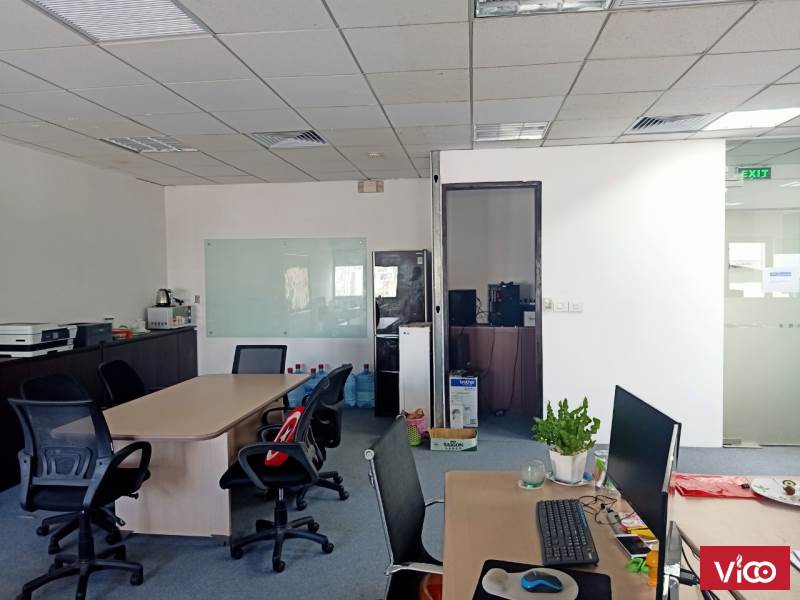 Cho thuê sàn vp 100m tòa nhà Zodiac giá hợp lý, sang nhượng nội thất