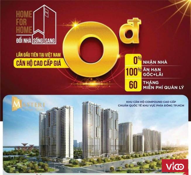 dự án masteri quận9 mua nhà 0 đồng