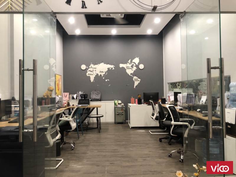 Cho thuê sàn vp diện tích 200m sẵn đồ rẻ nhất mặt phố Hồ Tùng Mậu.