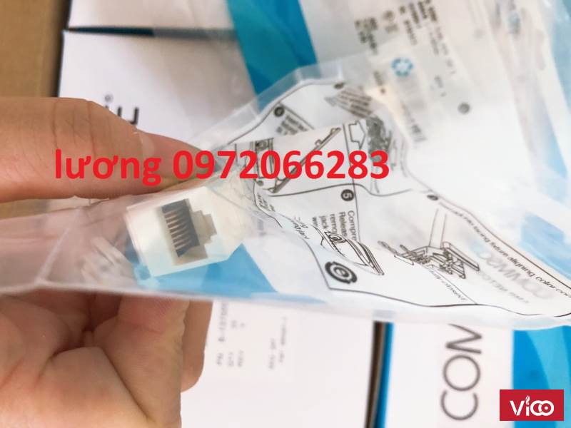 Nhân mạng Cat6 AMP RJ45 mã 13750551 MODULAR JACK CommScope