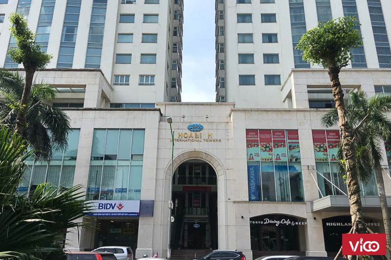 Cho thuê sàn 353m tòa nhà Hòa Bình 106 Hoàng Quốc Việt, giá hợp lý