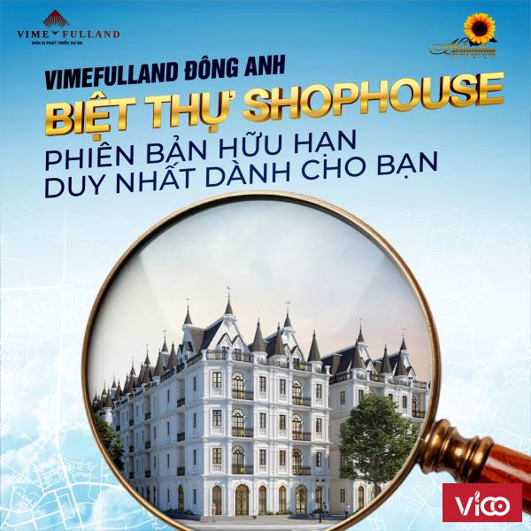 Khu đô thị kiểu mẫu Vimefulland Đông Anh chính thức mở bán biệt thự liền kề đợt đầu giá tốt.