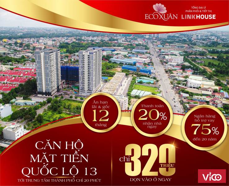 CHỈ 320 TRIỆU DỌN VÀO Ở NGAY CĂN HỘ MẶT TIỀN QUỐC LỘ 13