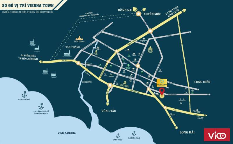 Bán Nhà Phố Xây Sẵn 1 trệt 2 lầu tại Trung Tâm Thành Phố Bà Rịa chỉ 2,8 tỷ/căn SHR