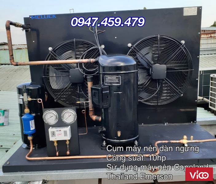sửa chữa cụm máy nén Copeland 13hp ZR160KC tại TP.HCM