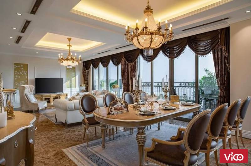 Bán căn hộ góc cao cấp 3PN 146 m2 tầng cao dự án D.Le Roi Soleil 0975716432