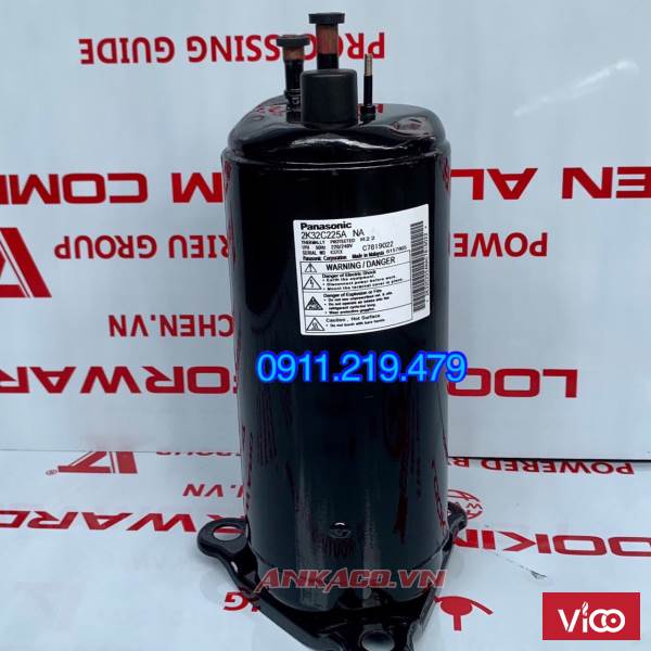 phân phối sỉ và lẻ máy nén lạnh panasonic 1hp, 2hp, 3hp giá tốt