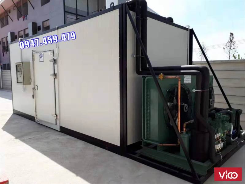 lắp đặt kho lạnh bảo quản phô mai cung cấp cho siêu thị