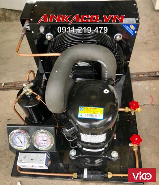 lên cụm máy nén kulthorn 1hp CWJ 2440ZB cho kho lạnh công suất nhỏ