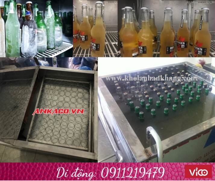 lắp đặt tủ bia tuyết trữ lượng 4 kết giá tốt