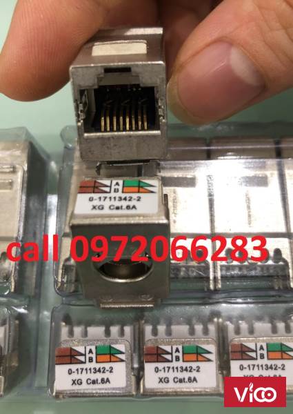 Ổ cắm mạng Commscope AMP XG Cat6A Modular Jack 17113422