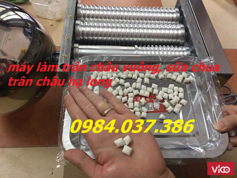 Máy cắt khoai lang dẻo,Máy làm viên trân châu tròn trân châu vuông