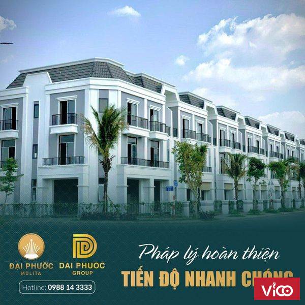 Đại Phước Molita Đô thị kiểu mẫu tại trung tâm công nghiệp Bình Dương