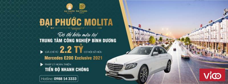 Đại Phước Molita Đô thị kiểu mẫu tại trung tâm công nghiệp Bình Dương