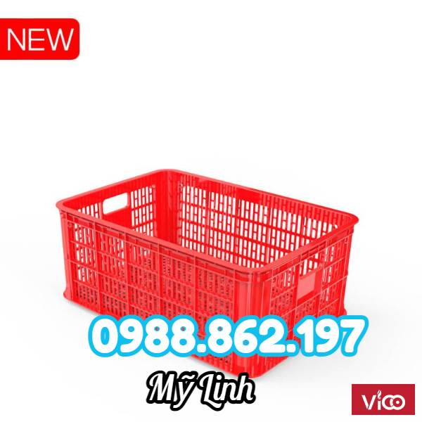 Sóng nhựa rỗng HS014, sọt nhựa HS014