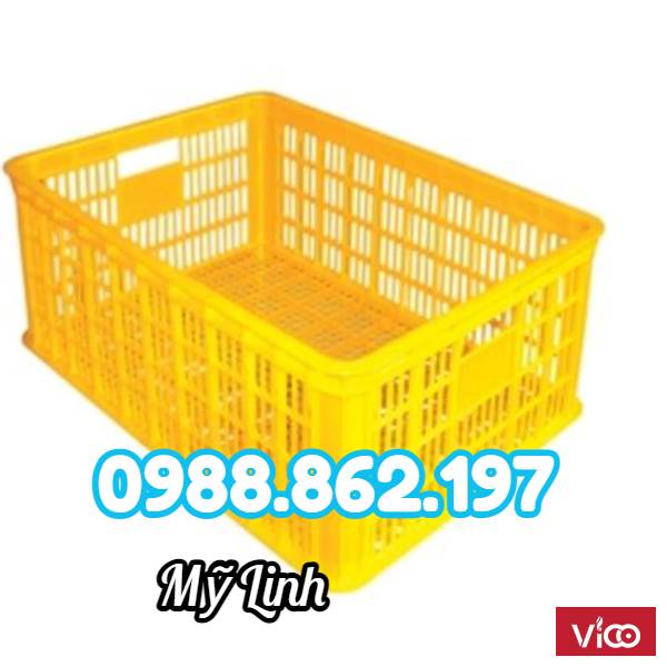 Sóng nhựa rỗng HS014, sọt nhựa HS014